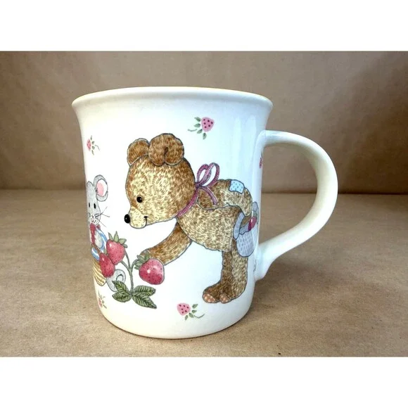 Mikasa Teddy 3 Piece Assortment CC018 Dinner Plate Cereal Bowl and Mug Retired - Picture 10 of 16